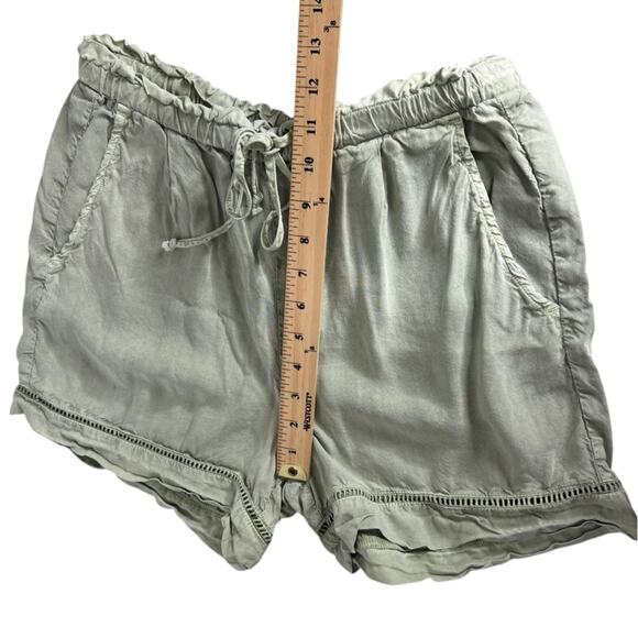 Cloth and Stone Anthropologie Green‎ Tencel Soft Shorts Womens Size XS - Picture 4 of 10